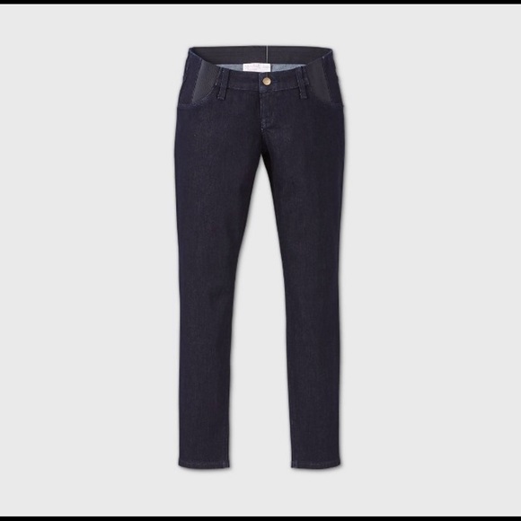 Maternity Side Panel Jeggings - Picture 1 of 7